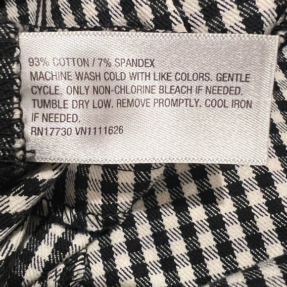 A New Day Women’s Checkered Skinny Side Zip Pants / Size: 16 / Preppy / Gingham - Picture 9 of 10